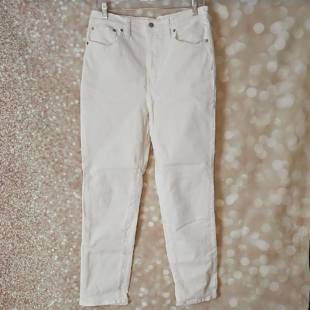 Madewell White Denim Pants
